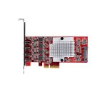 StarTech.com Scheda PCIe USB-C a 4 Porte, USB 3.2 10Gbps, Scheda di Espansione PCI Express USB Type-C con 4 Controller USB Indipendenti, Windows/Linux/macOS, TAA