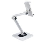 StarTech.com Support de Tablettes Réglable pour Bureau - Support Mural - Capacité 1kg - Support Universel Ergonomique et Articulé pour Tablettes - Support Tablette sur Pied Pivotant/Rotatif
