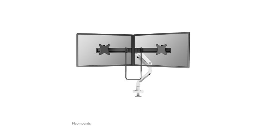 Neomounts DS75S-950WH2 Support d'écran à fixer 17-32" - ressort à gaz - Topfix - arrêt 180°