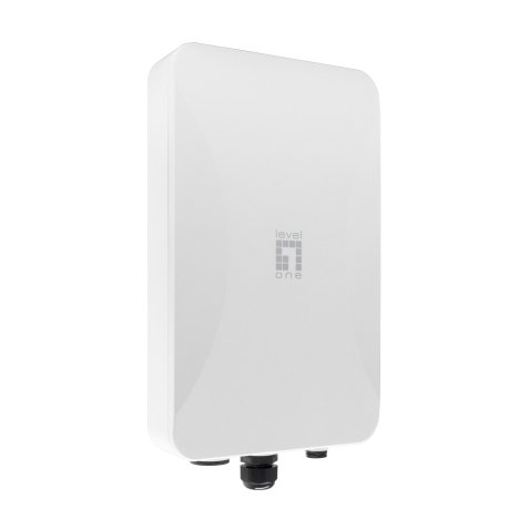 LevelOne AX3000 Dual Band Wi-Fi 6 Outdoor PoE Wireless Access Point, Omni-directional