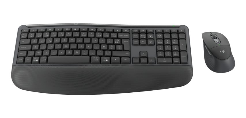 Logitech Signature Comfort Plus Combo MK880 for Business clavier Souris incluse Universel USB + Bluetooth AZERTY Français Graphite