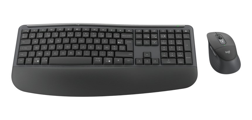 Logitech Signature Comfort Plus Combo MK880 for Business clavier Souris incluse Universel USB + Bluetooth AZERTY Français Graphite