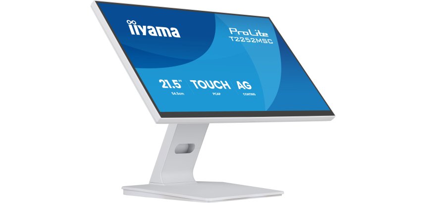 iiyama ProLite T2252MSC-W2AG écran plat de PC 54,5 cm (21.4") 1920 x 1080 pixels Full HD LCD Écran tactile Blanc