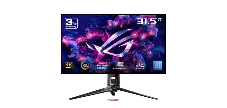 ASUS ROG Swift PG32UCDP pantalla para PC 80 cm (31.5") 3840 x 2160 Pixeles 4K Ultra HD OLED Negro