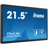 iiyama TW2223AS-B2 Écran d'affichage dynamique Écran plat interactif 54,6 cm (21.5") Wifi 400 cd/m² Full HD Noir Écran tactile Intégré dans le processeur Android 12 24/7