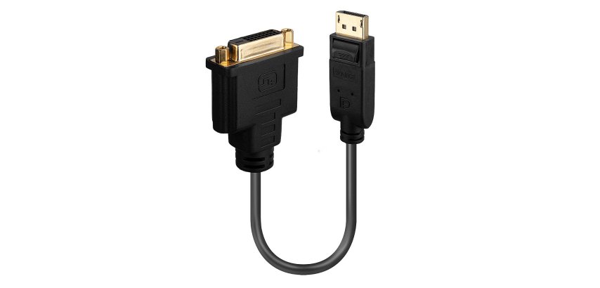Lindy Adaptateur de base Display Port 1.2 vers DVI-D