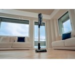 Hoover HF610P 011 Aspirapolvere senza filo, 250 AW Potenza d'aspirazione, Spazzola SmartAdapt con sensori avanzati e tecnologia bidirezionale, Nero, Metallico