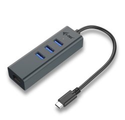 i-tec Metal USB-C HUB 3 Port + Gigabit Ethernet Adapter