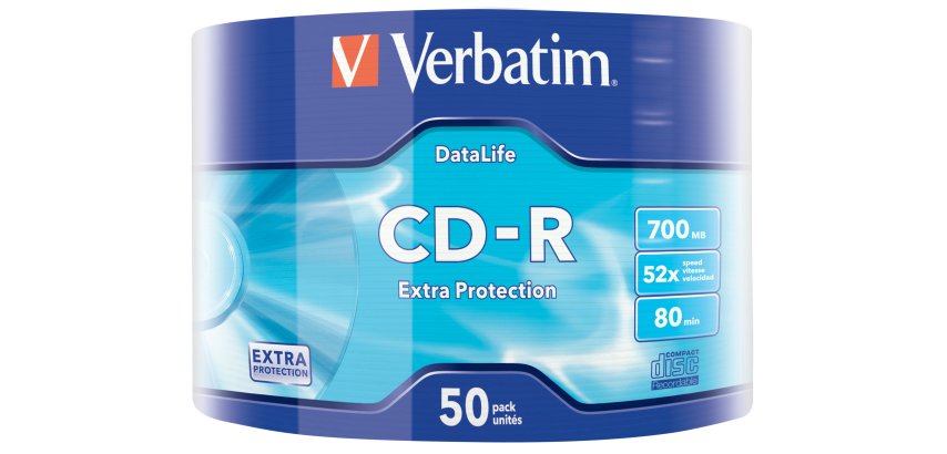 Verbatim CD-R Extra Protection 700 Mo 52x 50 pièce(s)