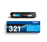 Brother TN-321 / TN321C Tóner original cian de capacidad estándar (1500 páginas)