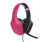 Trust GXT 415P Zirox Casque Avec fil Arceau Gaming Rose