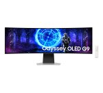 Samsung G95SD écran plat de PC 124,5 cm (49") 5120 x 1440 pixels Dual QHD OLED Argent