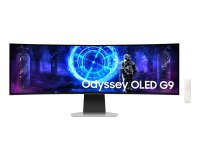 Samsung G95SD écran plat de PC 124,5 cm (49") 5120 x 1440 pixels Dual QHD OLED Argent