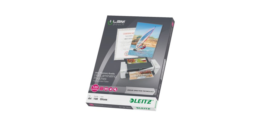 Pouches ILam - A4 - 216x303 mm - 2x125 micron - Leitz - conf. 100 pezzi