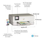 HP ENVY Inspire 7220e Wireless All-in-One Colore Stampante, Instant Ink; Fotocopiatrice, scanner