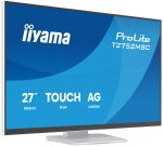 iiyama ProLite T2752MSC-W1AG écran plat de PC 68,6 cm (27") 1920 x 1080 pixels Full HD LCD Écran tactile Blanc