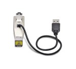 StarTech.com Dongle convertitore multimediale da fibra Gigabit a RJ45 Ethernet, monomodale ottico 10 km/multimodale 800 m, alimentato via USB, compatto, micro mini, TAA