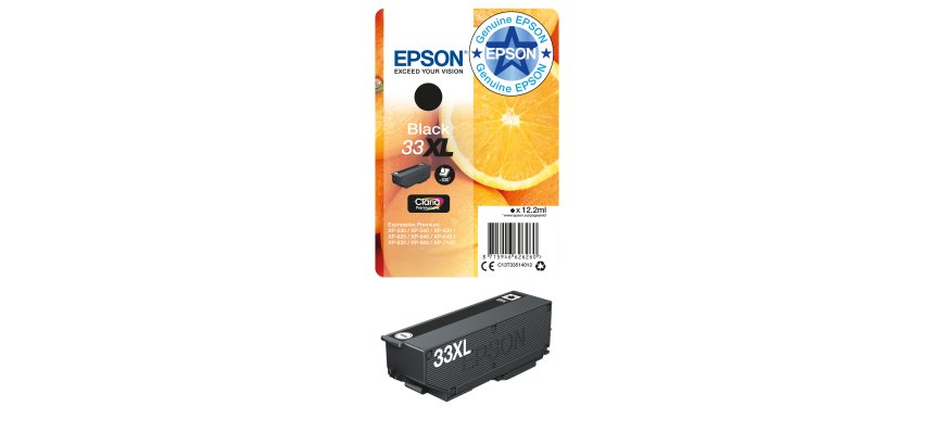 Epson Oranges 33XL Claria Premium Single Black Ink
