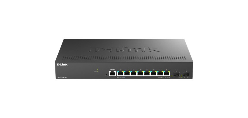 D-Link DMS-1250-10S/E commutateur réseau Géré 2.5G Ethernet (100/1000/2500) Noir