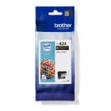 Brother LC424BK - Cartouche d'encre transparente - Noir
