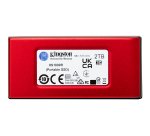 Kingston Technology 2To SSD portable XS1000 USB 3.2 Gen 2, Rouge