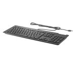 HP Slim v2 SmCard USB KBD FR clavier maison/bureau QWERTY Noir
