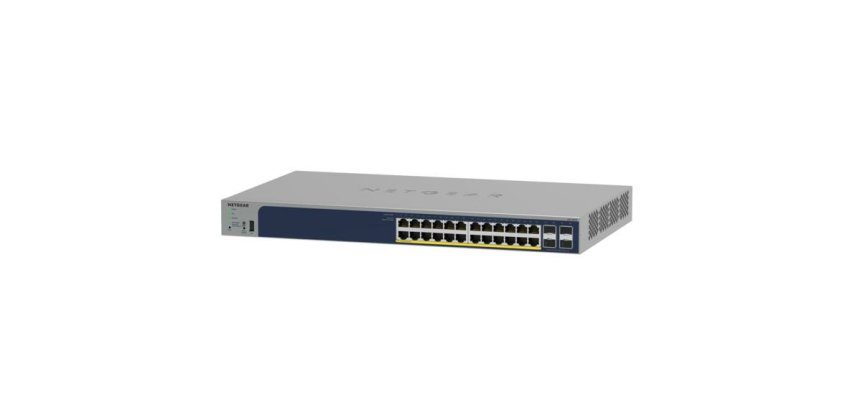 NETGEAR GS752TPP Géré L2/L3/L4 Gigabit Ethernet (10/100/1000) Connexion Ethernet, supportant l'alimentation via ce port (PoE) Gris