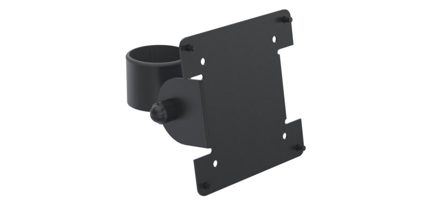 Ergonomic Solutions SpacePole POS SPV3301-FX-02 accessoire de système de paiement en point de vente Monture POS Noir Métal 10 kg 75 x 75 mm 100 x 100 mm