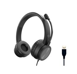 Conceptronic POLONA05B cuffia e auricolare Cablato A Padiglione Business/Everyday USB tipo A Nero