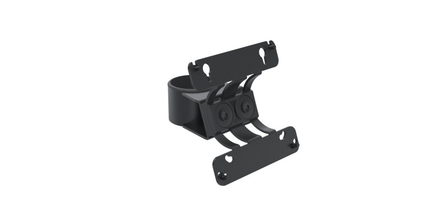 Ergonomic Solutions SpacePole POS SPV3306-02 accesorio para terminal de punto de venta Negro Metal 75 x 100 mm