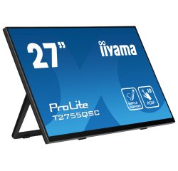 iiyama ProLite T2755QSC-B1 Monitor PC 68,6 cm (27") 2560 x 1440 Pixel Full HD LCD Touch screen Nero