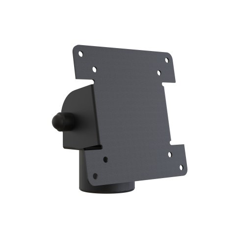 Ergonomic Solutions SpacePole POS SPV106-FX-02 accessoire de système de paiement en point de vente Monture POS Noir Métal 75 x 75 mm 100 x 100 mm
