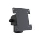 Ergonomic Solutions SpacePole POS SPV106-FX-02 accessoire de système de paiement en point de vente Monture POS Noir Métal 75 x 75 mm 100 x 100 mm
