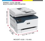 Xerox C235 A4 22ppm Wireless Copy/Print/Scan/Fax PS3 PCL5e/6 ADF 2 Trays Total 251 Sheets