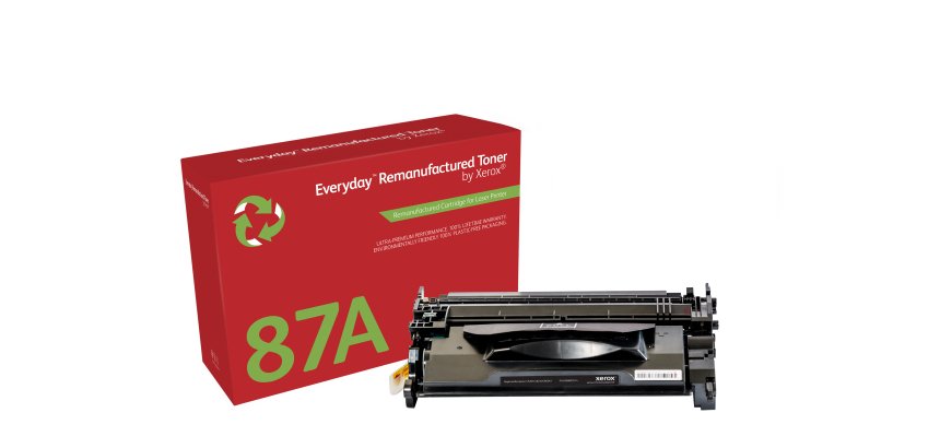 Toner remanufacturé Mono Everyday™ de Xerox compatible avec HP 87A (CF287A), Capacité standard