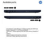 HP EliteBook X Flip G1i Next Gen AI Wolf Pro Security Edition Copilot+ PC Intel Core Ultra 7 256V Hybrid (2-in-1) 35.6 cm (14") Touchscreen WUXGA 16 GB LPDDR5x-SDRAM 1 TB SSD Wi-Fi 7 (802.11be) Windows 11 Pro Blue