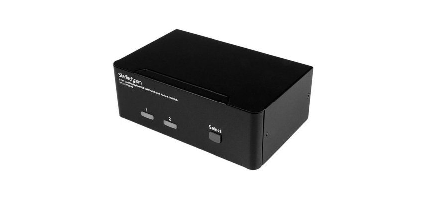 StarTech.com Switch KVM DisplayPort double affichage à 2 ports - 4K 60 Hz