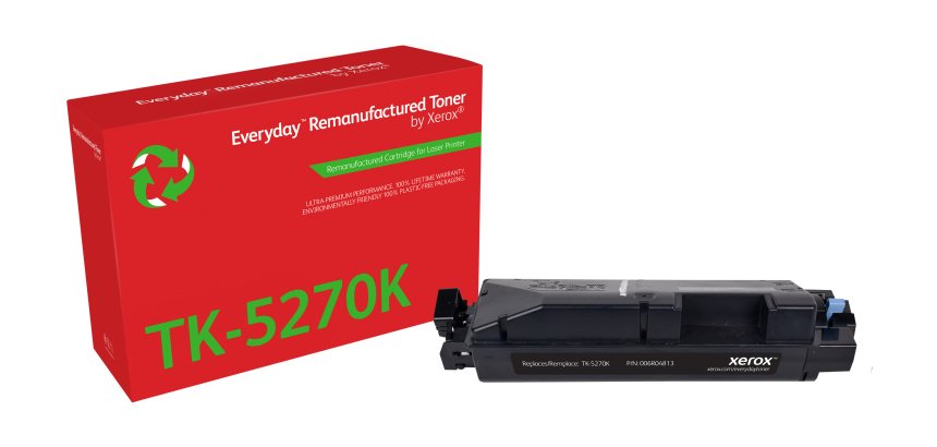 Toner rigenerato Everyday™ di Xerox Nero compatibile con Kyocera TK-5270K, Capacità standard