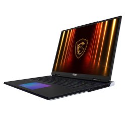 MSI Titan 18 HX AI A2XWIG-402FR Intel Core Ultra 9 285HX Ordinateur portable 45,7 cm (18") UHD+ 64 Go DDR5-SDRAM 6 To SSD NVIDIA GeForce RTX 5080 Wi-Fi 7 (802.11be) Windows 11 Pro Noir
