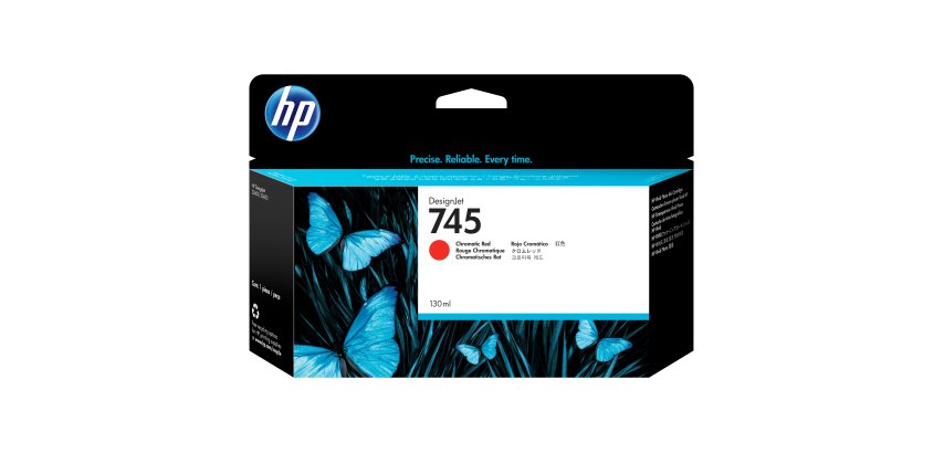 HP 745 - chromatic red - original - DesignJet - ink cartridge
