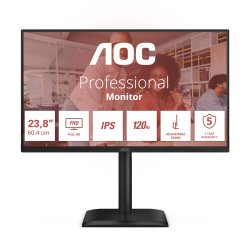AOC 24E4U Monitor PC 60,5 cm (23.8") 1920 x 1080 Pixel Full HD LED Nero
