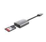 Trust Dalyx card reader USB 3.2 Gen 1 (3.1 Gen 1) Aluminium