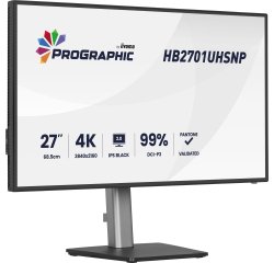 iiyama PROGRAPHIC HB2701UHSNP-B1 écran plat de PC 68,6 cm (27") 3840 x 2160 pixels 4K Ultra HD LCD Noir
