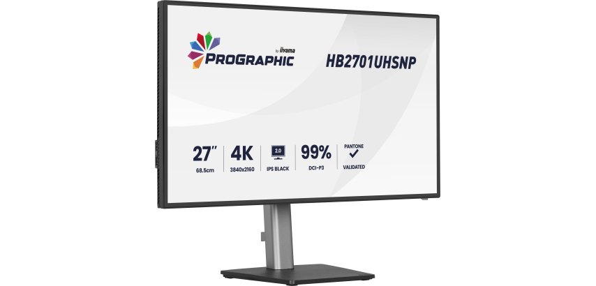 iiyama PROGRAPHIC HB2701UHSNP-B1 écran plat de PC 68,6 cm (27") 3840 x 2160 pixels 4K Ultra HD LCD Noir