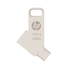 HP HPFD206C-256 USB flash drive 256 GB USB Type-A / USB Type-C 3.2 Gen 2 (3.1 Gen 2) Silver