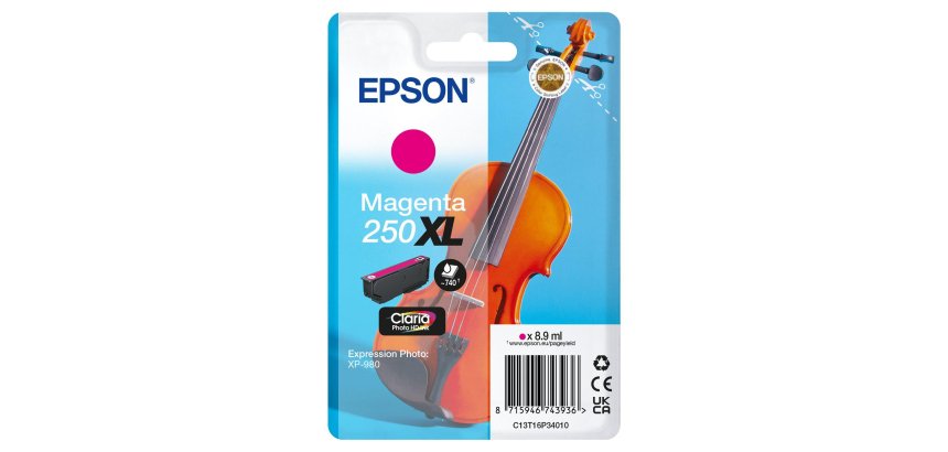 Epson Cartouche d’encre magenta Claria Photo HD 250XL Violon