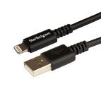 StarTech.com 3 m lange zwarte Apple 8-polige Lightning-connector naar USB-kabel voor iPhone / iPod / iPad