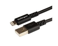 StarTech.com 3m Apple 8-Pin Lightning Connector auf USB Kabel - USB Kabel für iPhone / iPod / iPad - Schwarz
