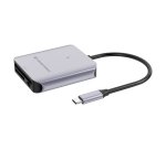 Conceptronic BIAN09G lettore di schede USB 3.2 Gen 2 Type-C Grigio