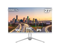 Nilox NXM27FHD100W computer monitor 68.6 cm (27") 1920 x 1080 pixels Full HD White